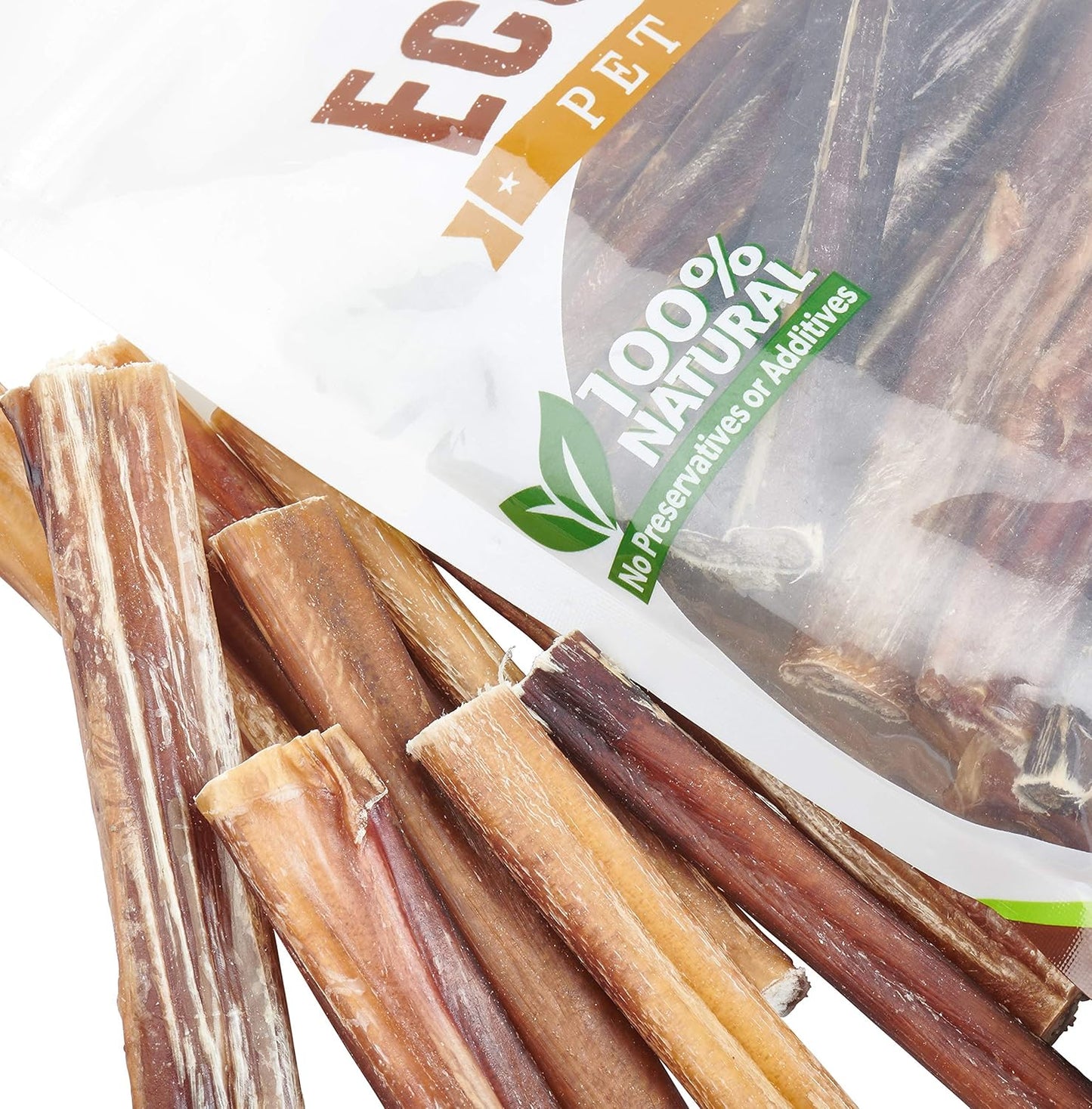 a 100% Natural Brazilian Bully Sticks - 1 lb Bag 10.00% Off Auto renew
