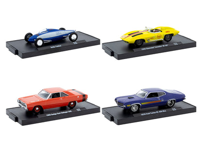 "Auto-Drivers" Set of 4 pieces in Blister Packs Release 126 Limited Edition to 9600 pieces Worldwide 1/64 Diecast Model Cars by M2 Machines