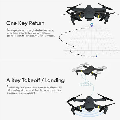 a 4K HD Dual Camera RC FPV WiFi Portable Wide Angle Foldable Quadcopter Drone