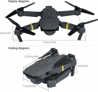 a 4K HD Dual Camera RC FPV WiFi Portable Wide Angle Foldable Quadcopter Drone
