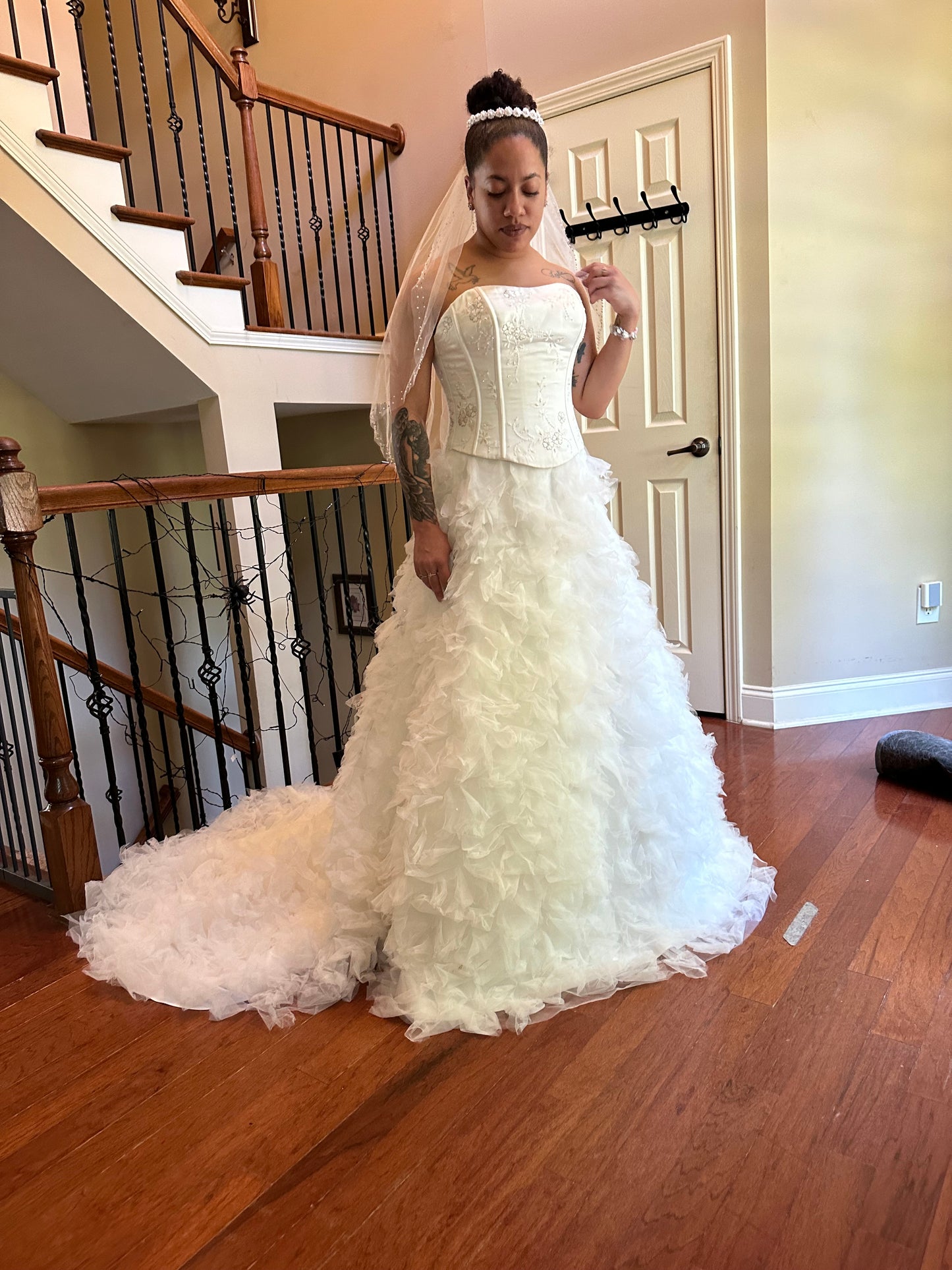 A Sleeveless gown