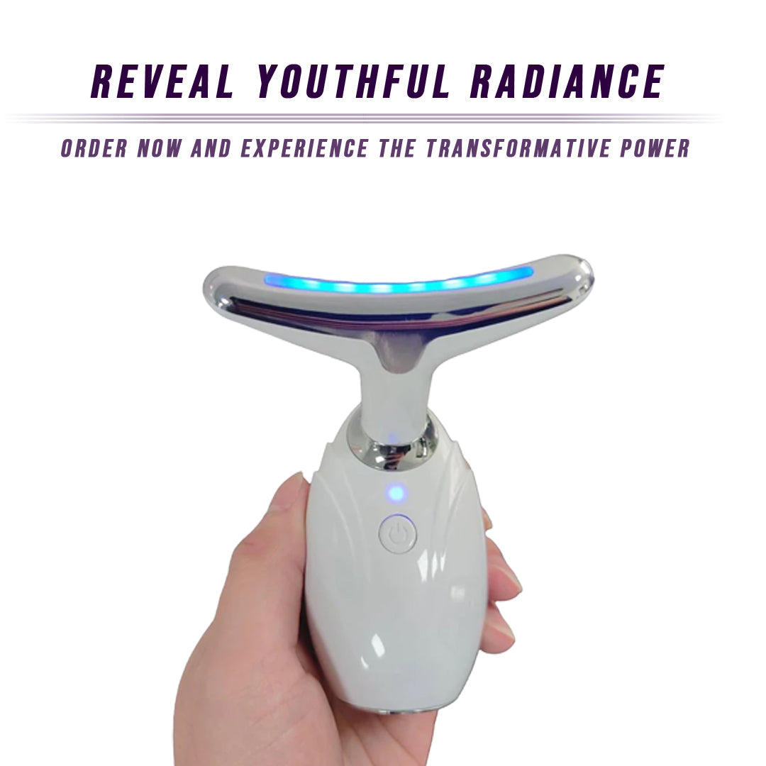 a Neck & Face Lifting LED Therapy Device