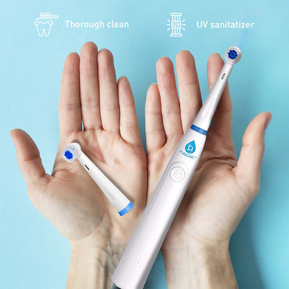 a Pursonic Advanced Smile Care Bundle – LED Whitening Kit, Whitening Strips, & Electric Toothbrush