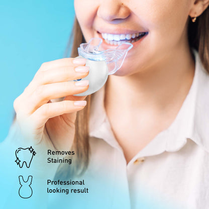 a Pursonic Advanced Smile Care Bundle – LED Whitening Kit, Whitening Strips, & Electric Toothbrush