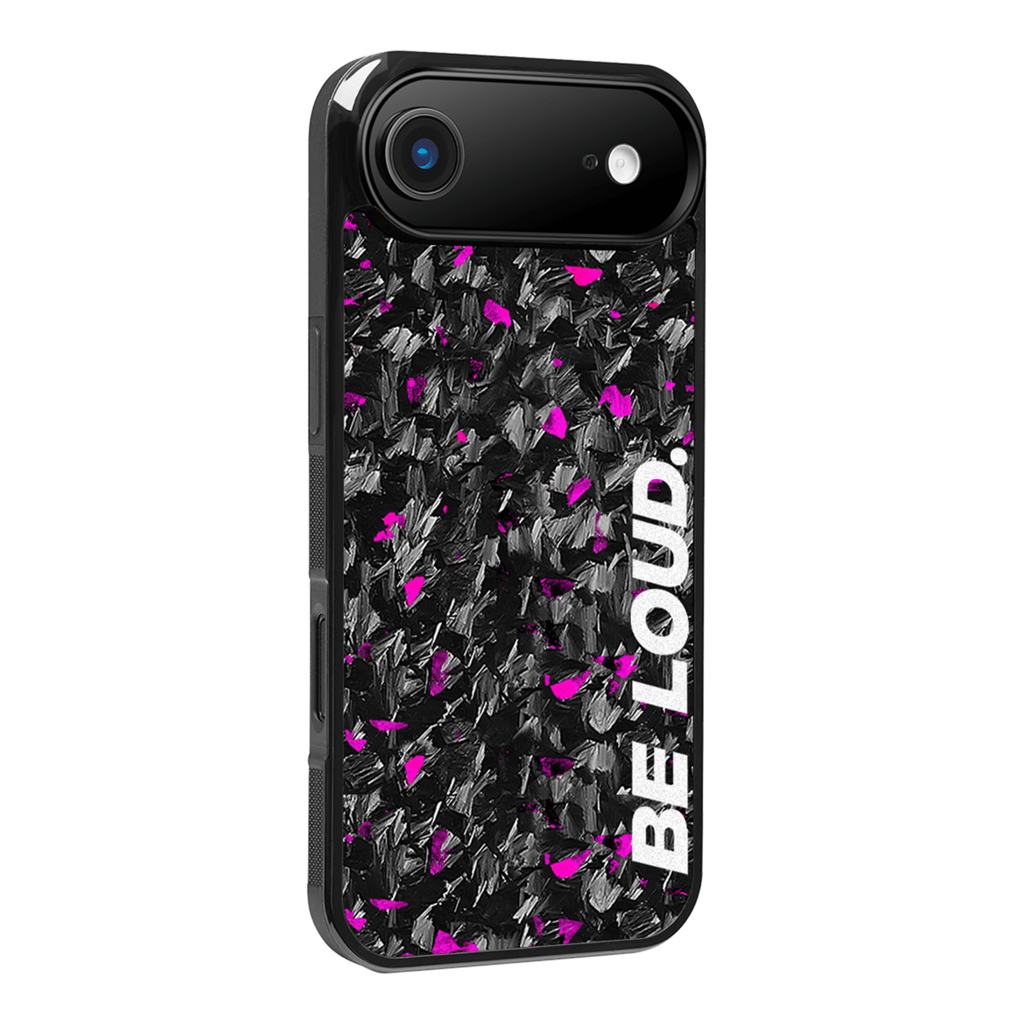 a iPhone | Purple Flake Real Forged Carbon Fiber Case | BE LOUD. x SCF