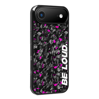 a iPhone | Purple Flake Real Forged Carbon Fiber Case | BE LOUD. x SCF